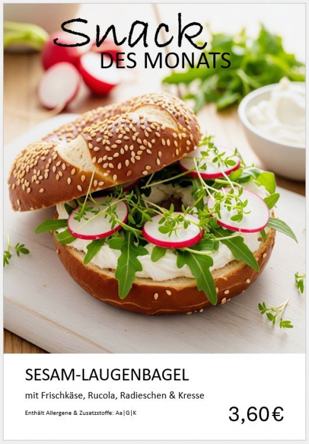 Plakat Sesam Laugenbagel